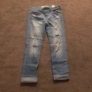 Hollister ripped skinny jeans, size 5R (W2…